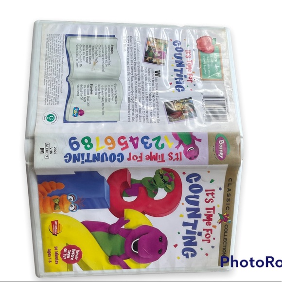 Barney It’s Time For Counting VHS - Picture 4 of 4